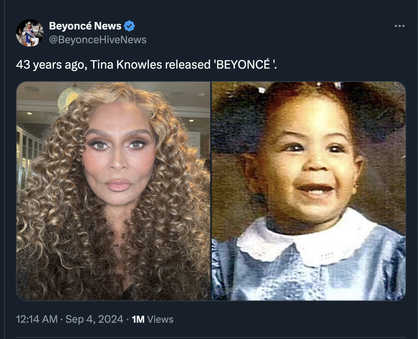 tina knowles new look - Beyonc News 43 years ago, Tina Knowles released 'Beyonc ! 1M Views